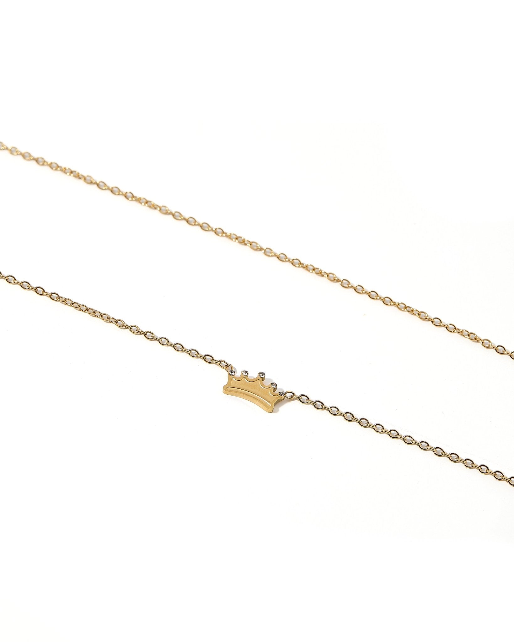 Necklace - Crown Gold - Shop LINNY CO