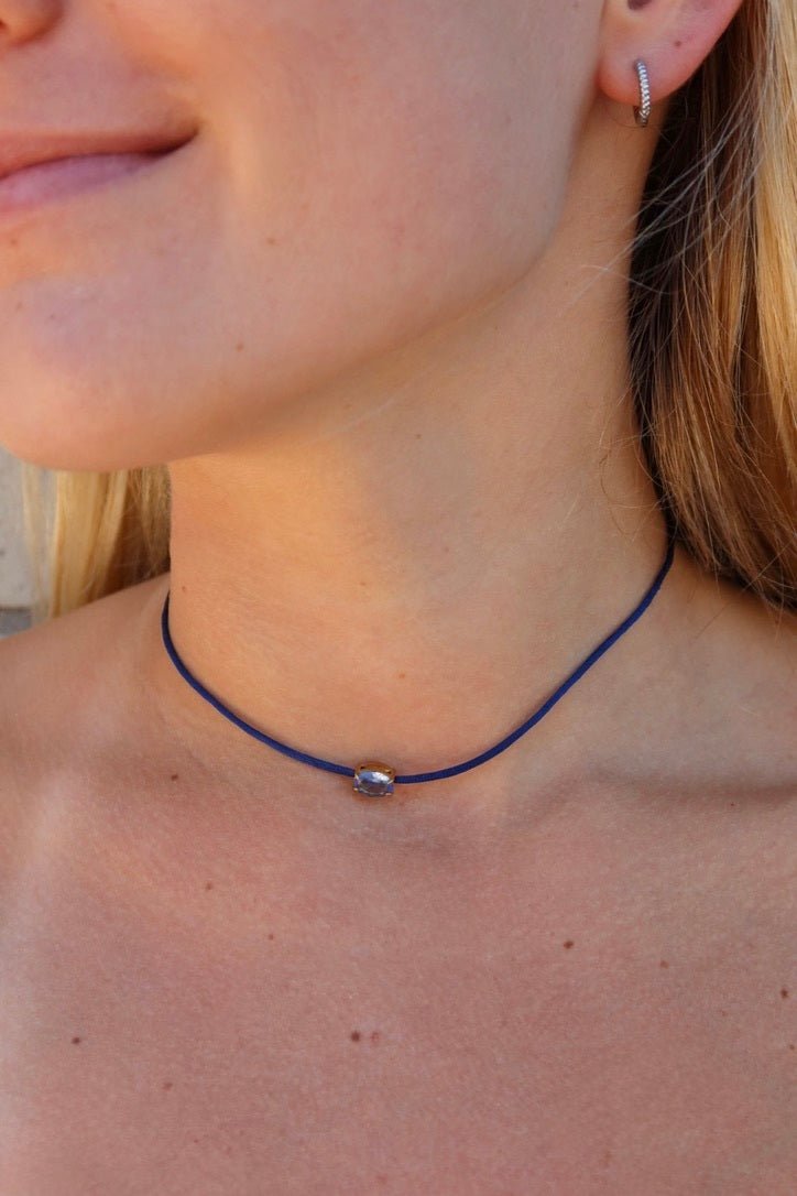 Necklace - Frankie Blue - Shop LINNY CO