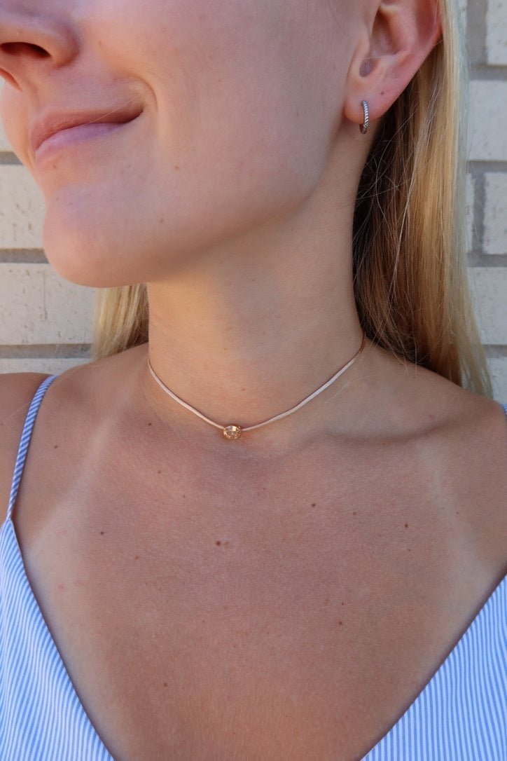Necklace - Frankie Champagne - Shop LINNY CO