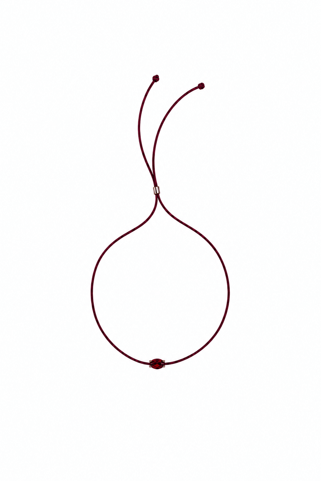Necklace - Frankie Maroon - Shop LINNY CO