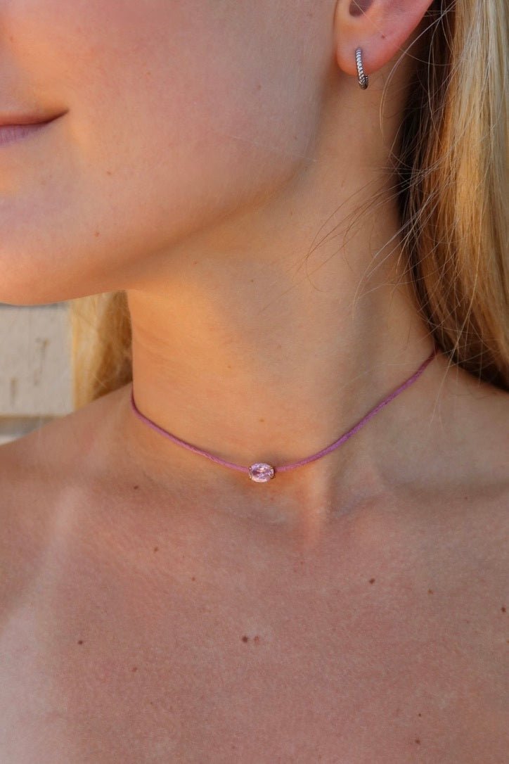 Necklace - Frankie Pink - Shop LINNY CO