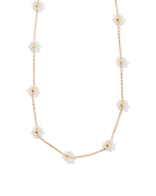 Necklace - Gracie Clear - Shop LINNY CO
