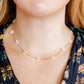 Necklace - Gracie Flower Pearl - Shop LINNY CO