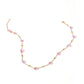 Necklace - Gracie Flower Pink Multi - Shop LINNY CO