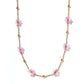 Necklace - Gracie Flower Pink Multi - Shop LINNY CO