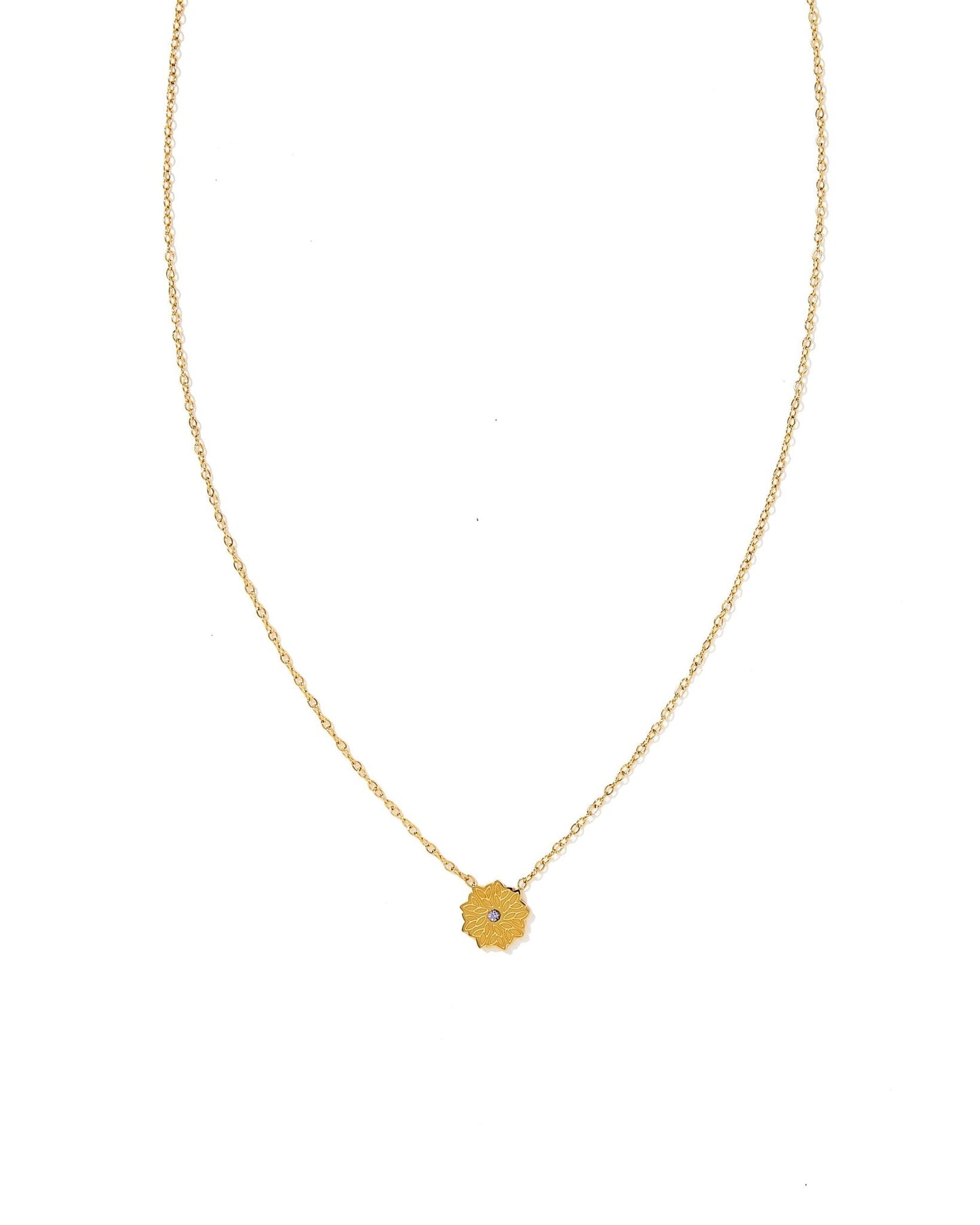 Necklace - Heaven's 27 Purple CZ - Shop LINNY CO