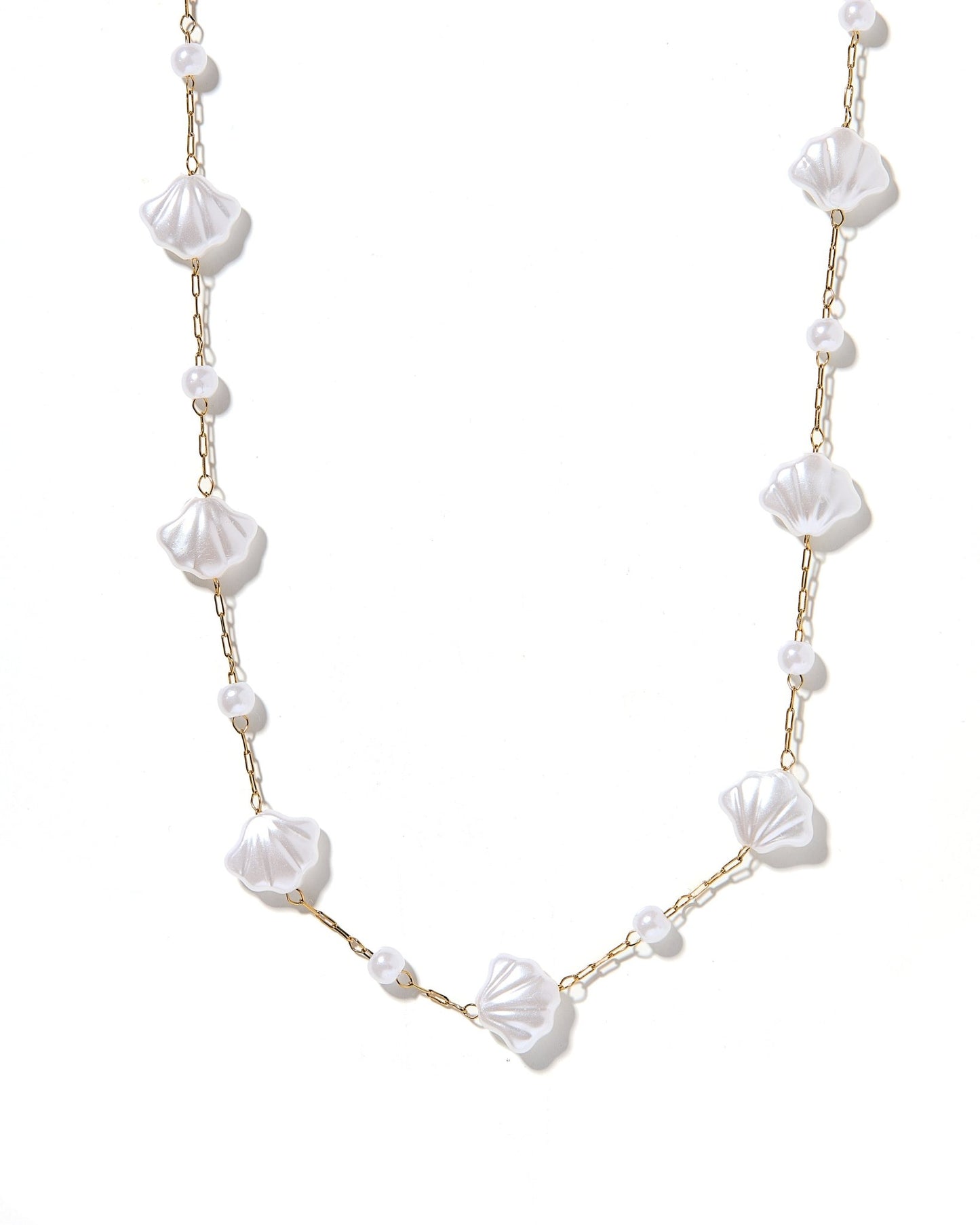 Necklace - Kai Seashell Pearl - Shop LINNY CO
