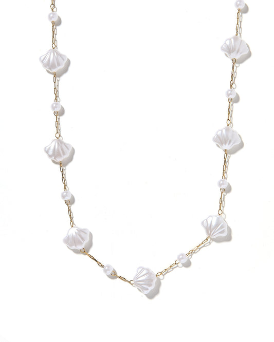 Necklace - Kai Seashell Pearl - Shop LINNY CO