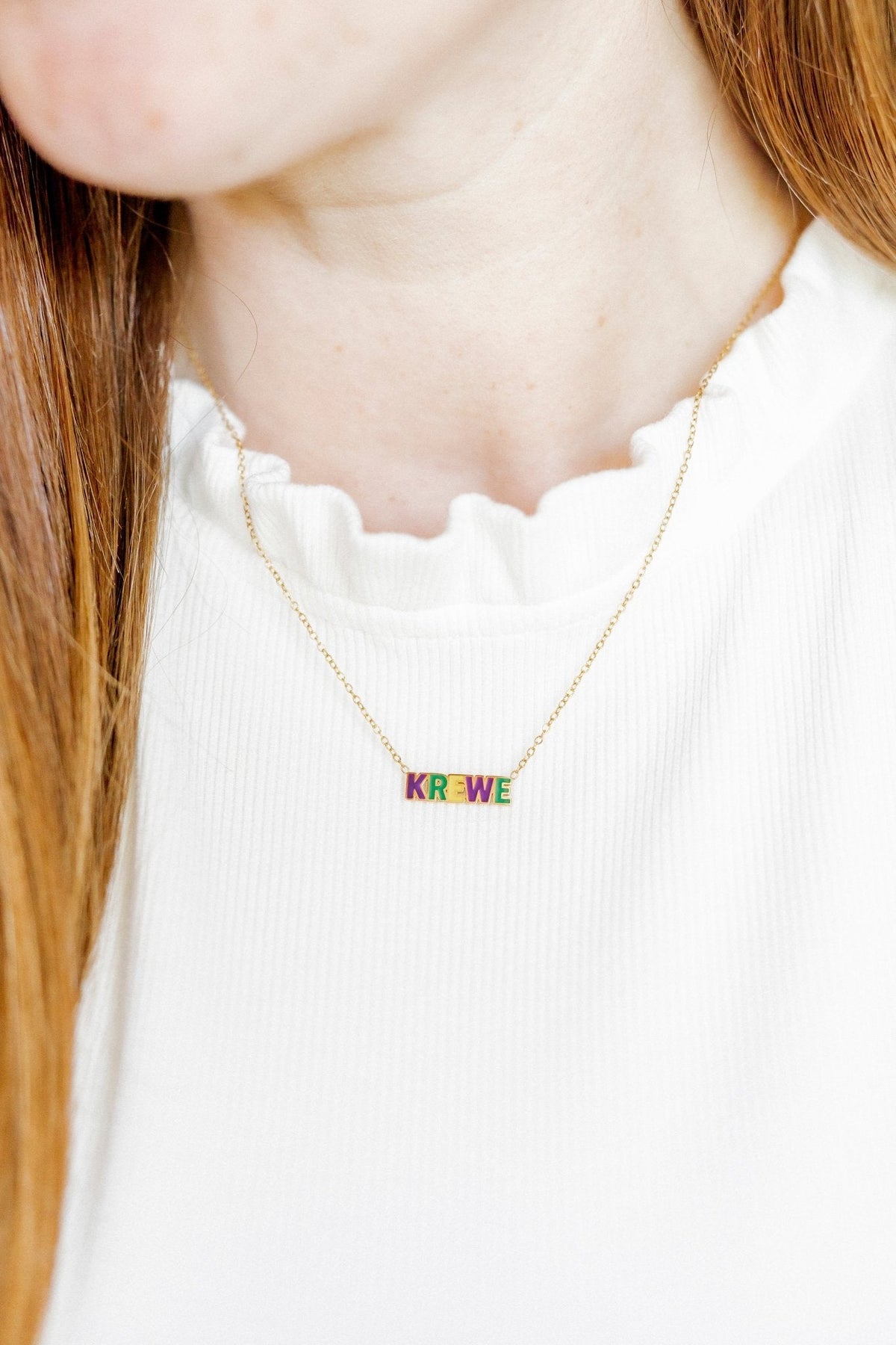 Necklace - Krewe Gold - Shop LINNY CO