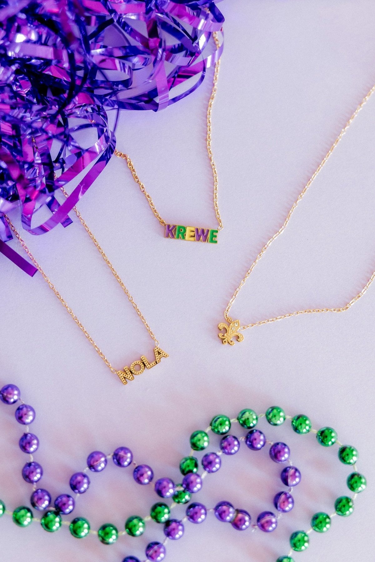 Necklace - Krewe Gold - Shop LINNY CO