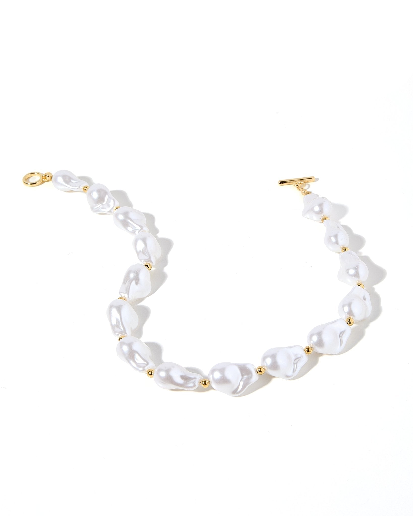 Necklace - Lana Pearl Gold - Shop LINNY CO