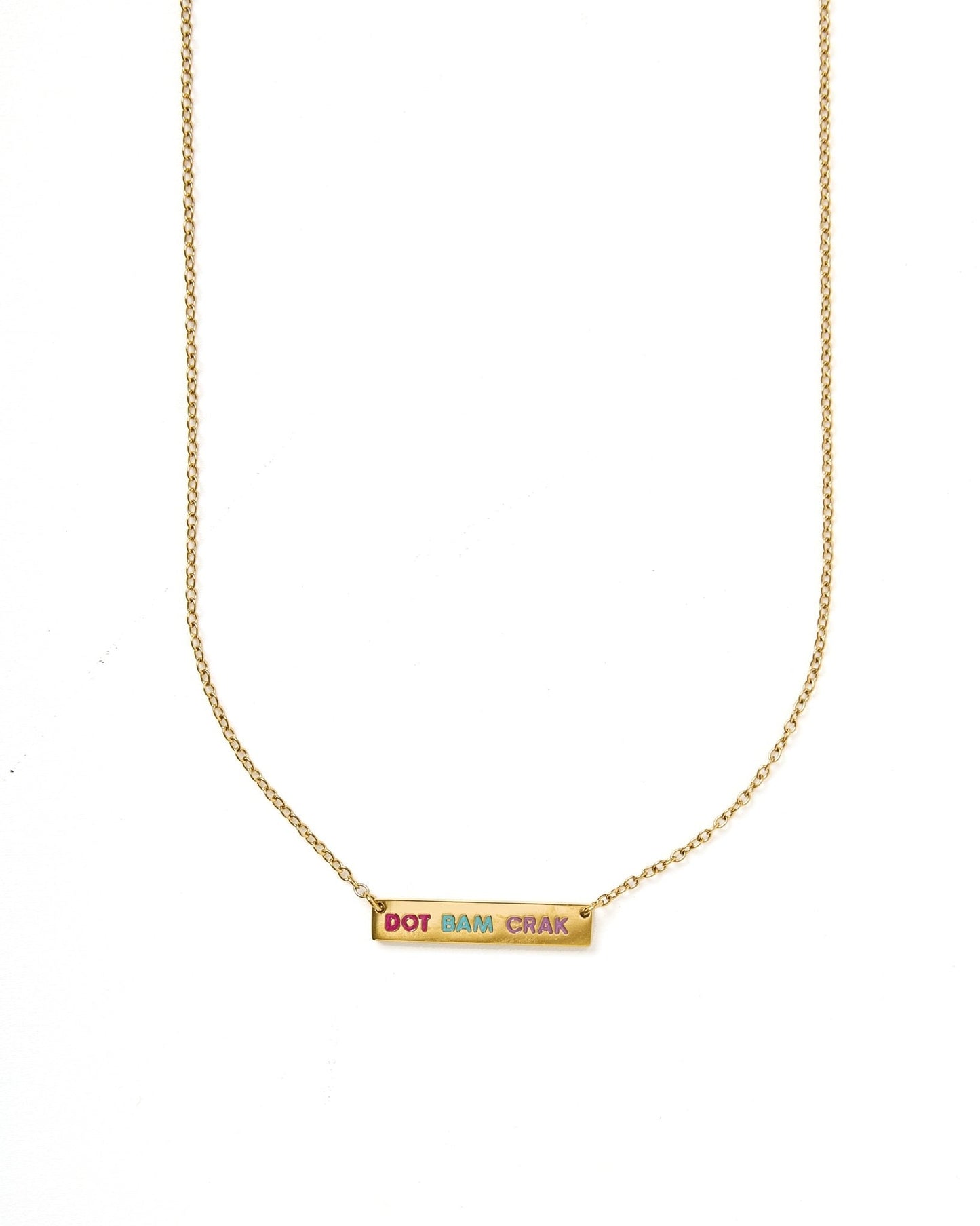 Necklace - Mahjong Dot Bam Crak - LINNY CO Wholesale