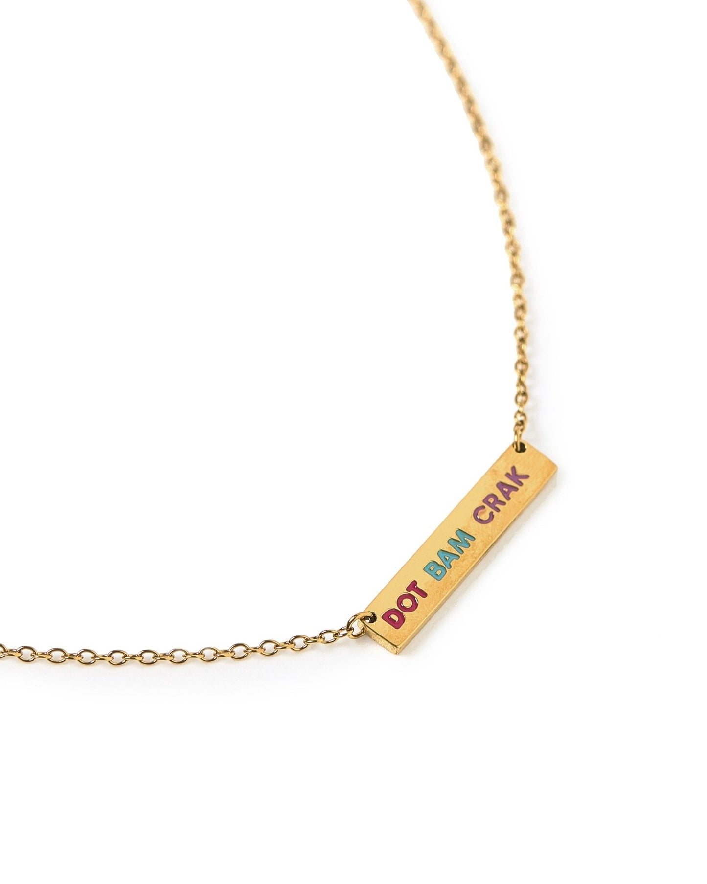 Necklace - Mahjong Dot Bam Crak - Shop LINNY CO