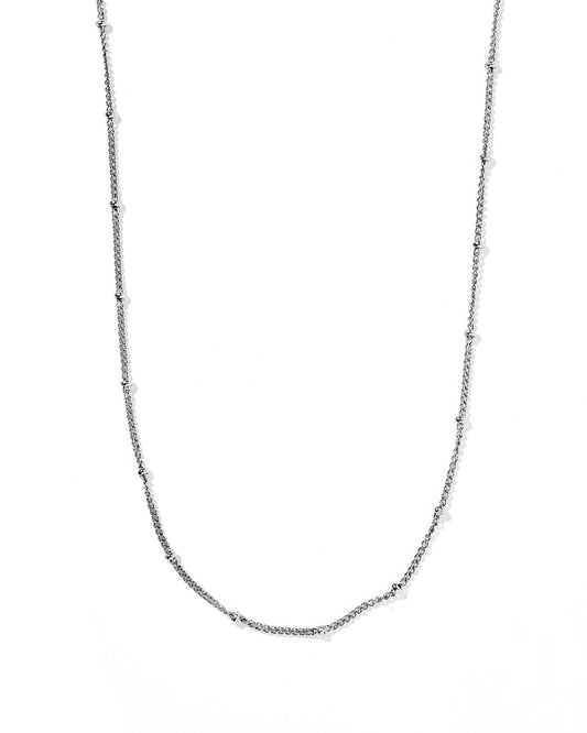 Necklace - Miles Silver - Shop LINNY CO