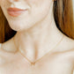 Necklace - Sadie Bow Light Pink - Shop LINNY CO
