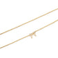 Necklace - Sadie Bow White - Shop LINNY CO