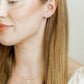 Necklace - Sadie Bow White - Shop LINNY CO