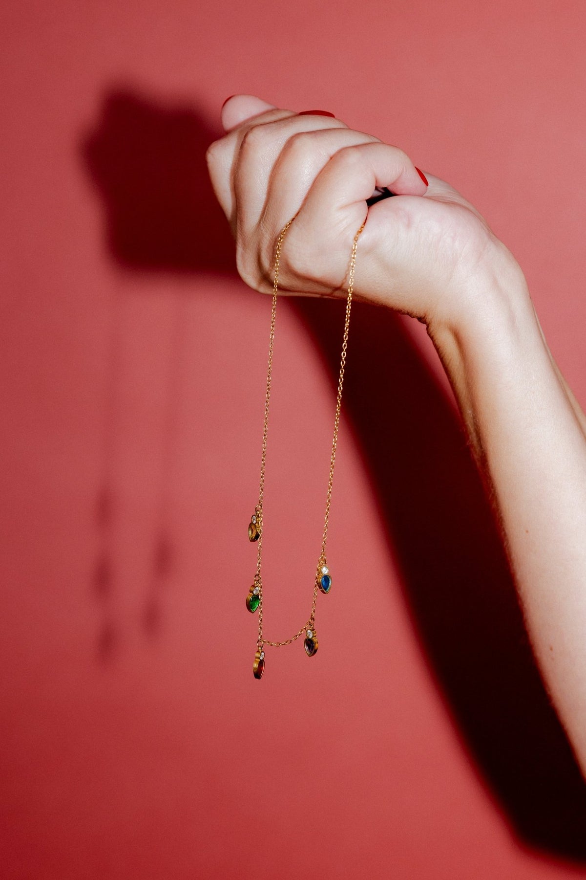 Necklace - Starla Light Gold - Shop LINNY CO