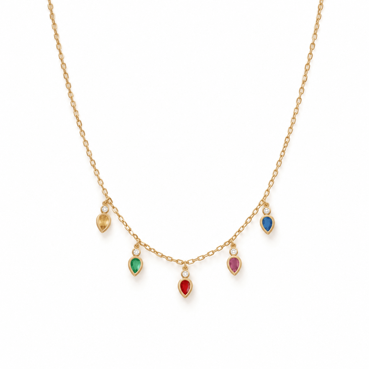 Necklace - Starla Light Gold - Shop LINNY CO