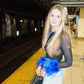 Necklace - Tailyn Rope Cobalt Blue - Shop LINNY CO