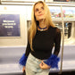 Necklace - Tailyn Rope Cobalt Blue - Shop LINNY CO