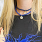 Necklace - Tailyn Rope Cobalt Blue - Shop LINNY CO