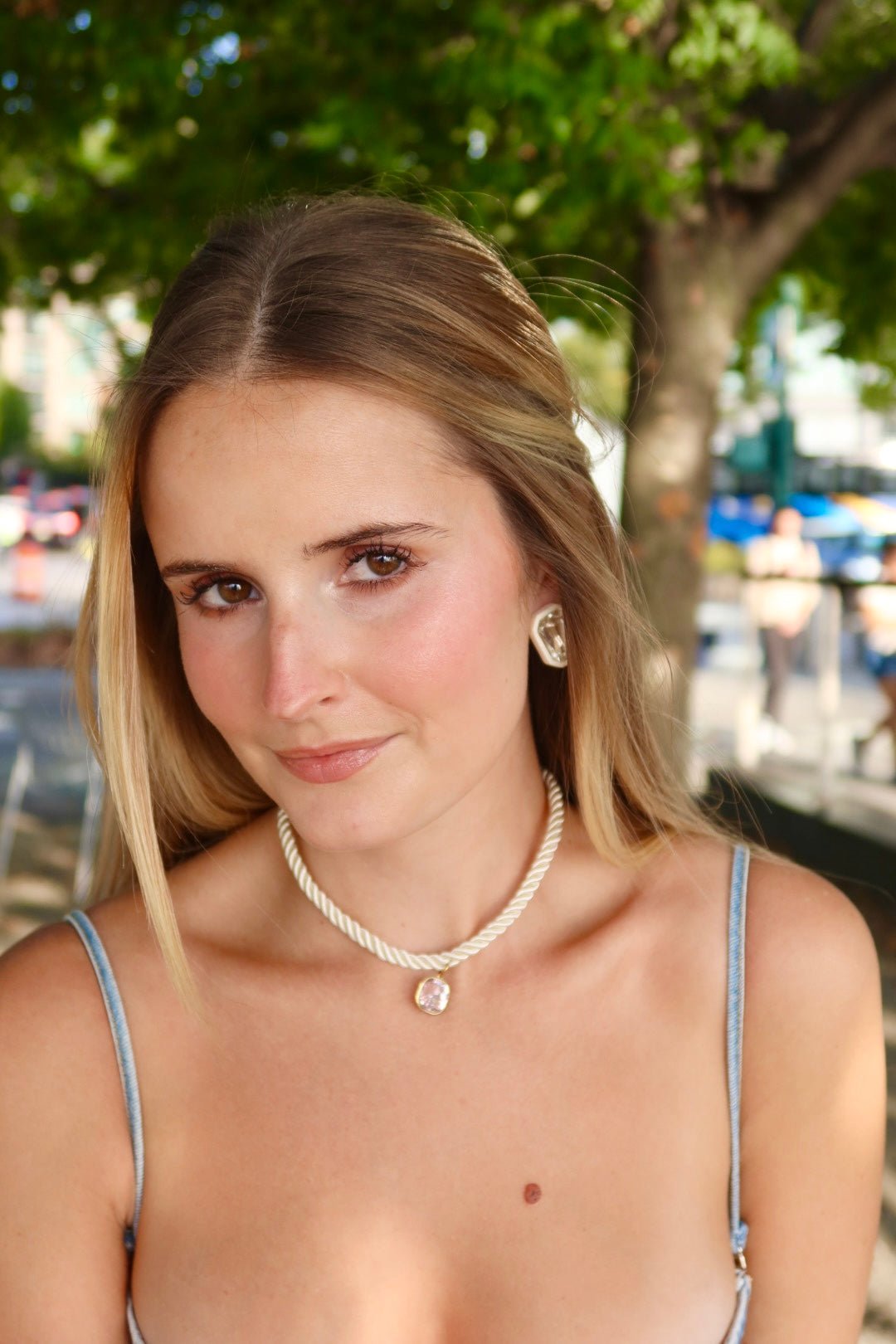 Necklace - Tailyn Rope Ivory - Shop LINNY CO