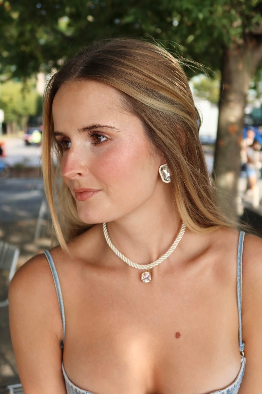 Necklace - Tailyn Rope Ivory - Shop LINNY CO