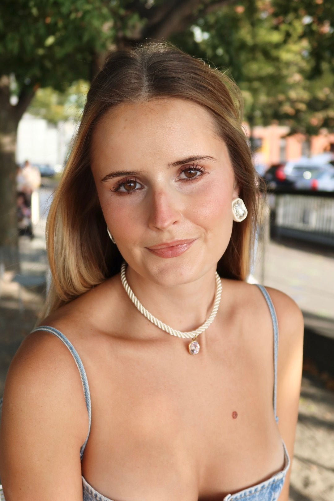 Necklace - Tailyn Rope Ivory - Shop LINNY CO