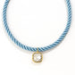 Necklace - Tailyn Rope Light Blue - Shop LINNY CO