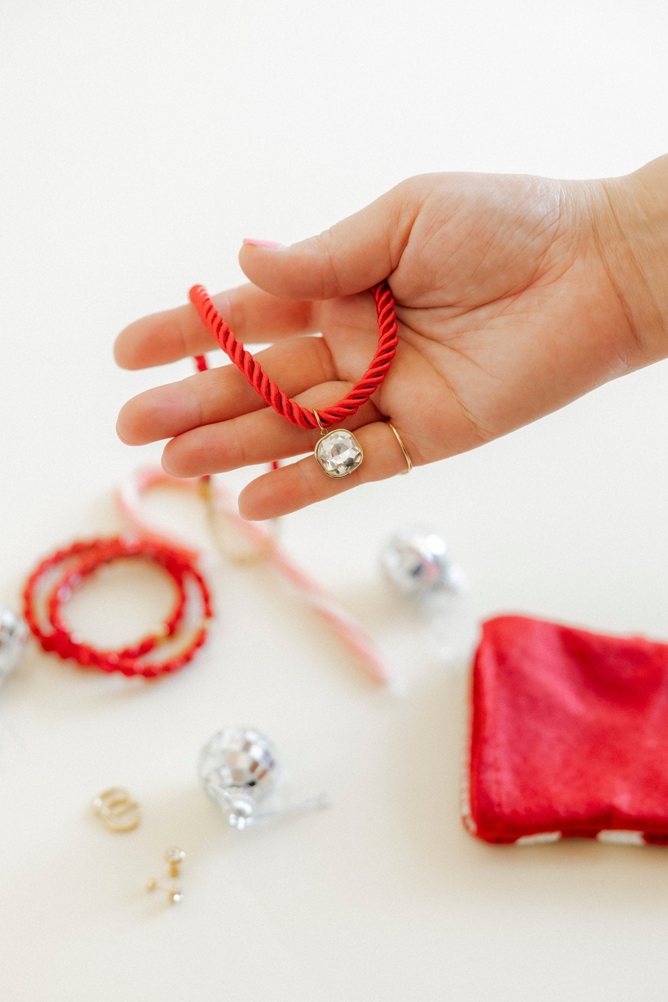 Necklace - Tailyn Rope Red - Shop LINNY CO