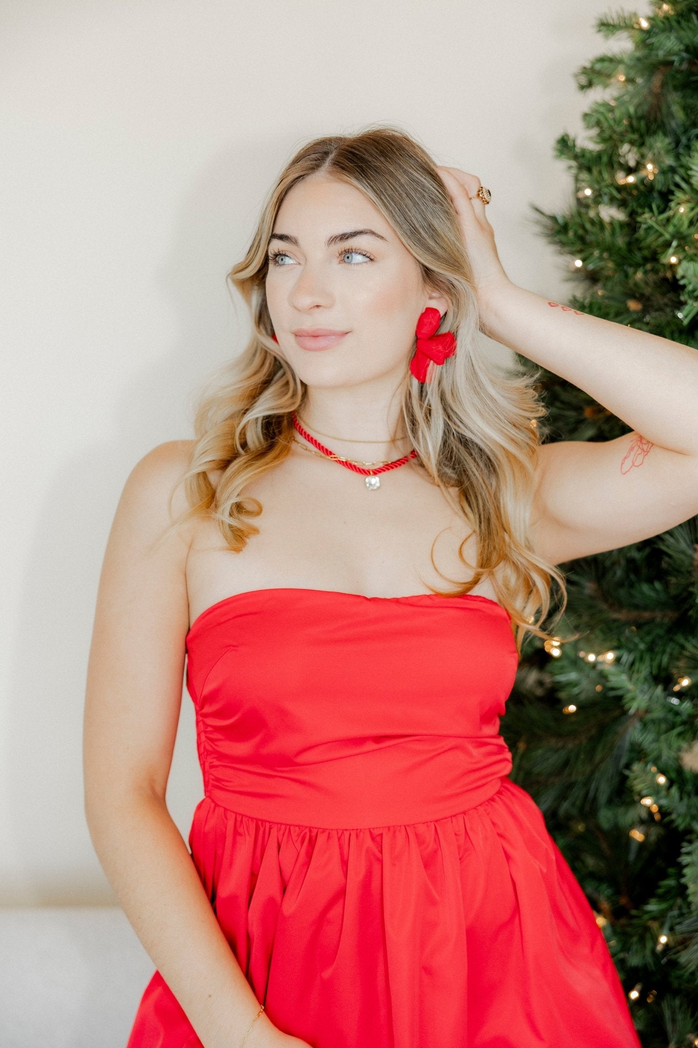 Necklace - Tailyn Rope Red - Shop LINNY CO