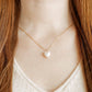 Necklace - Willa Pearl Heart - Shop LINNY CO