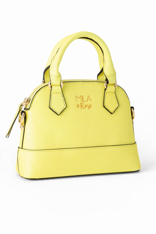 Neon Yellow Glitter Girl's Crossbody Purse - Shop LINNY CO