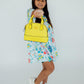 Neon Yellow Glitter Girl's Crossbody Purse - Shop LINNY CO