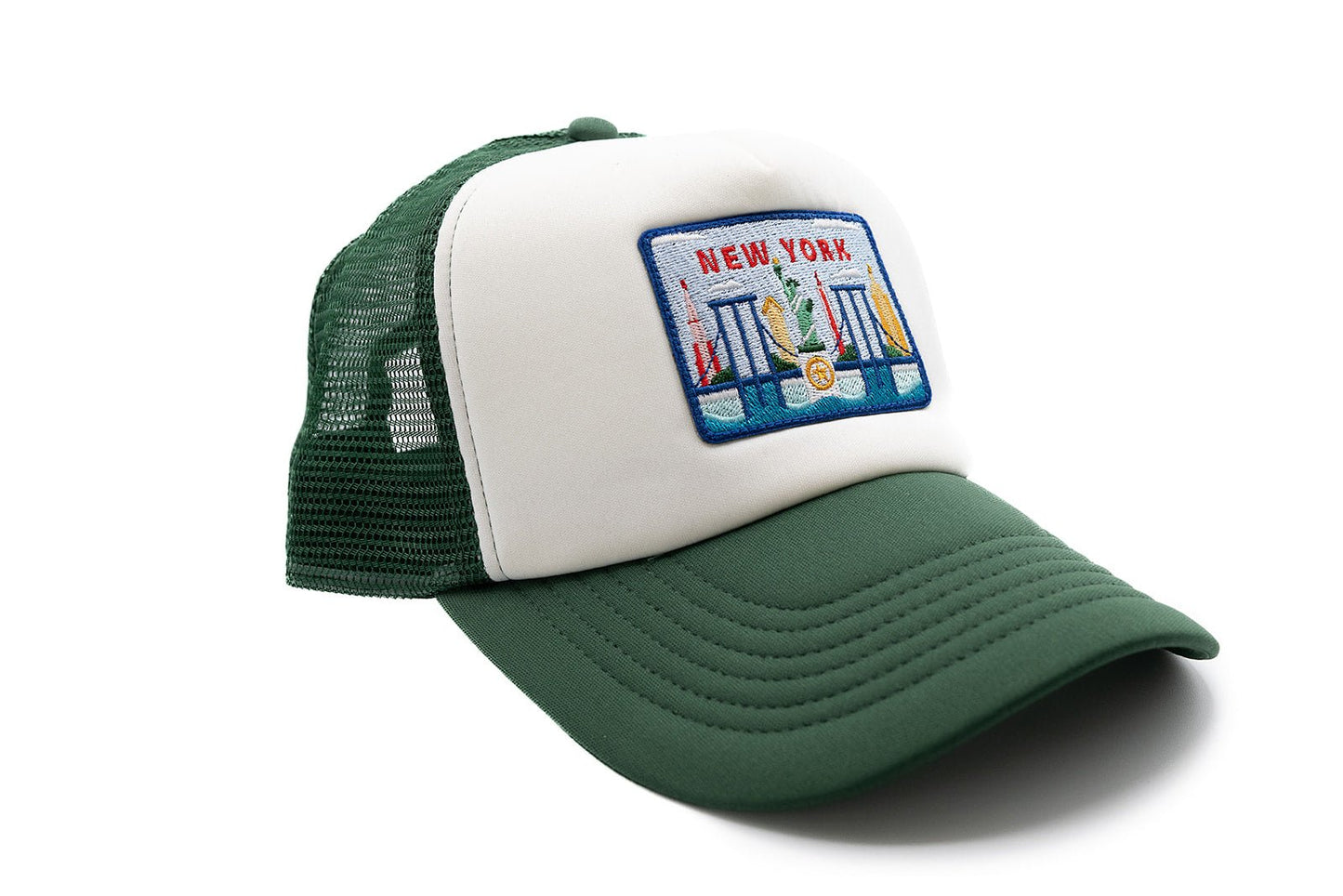 New York Postcard Trucker Hat - Shop LINNY CO