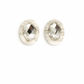 Olivia Statement Earrings Oval - Frosted Glacier - Shop LINNY CO