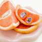 Olivia Statement Earrings Rectangle - Pink Grapefruit - Shop LINNY CO