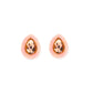 Olivia Statement Earrings Teardrop - Peach Bellini - Shop LINNY CO