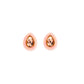 Olivia Statement Earrings Teardrop - Peach Bellini - Shop LINNY CO