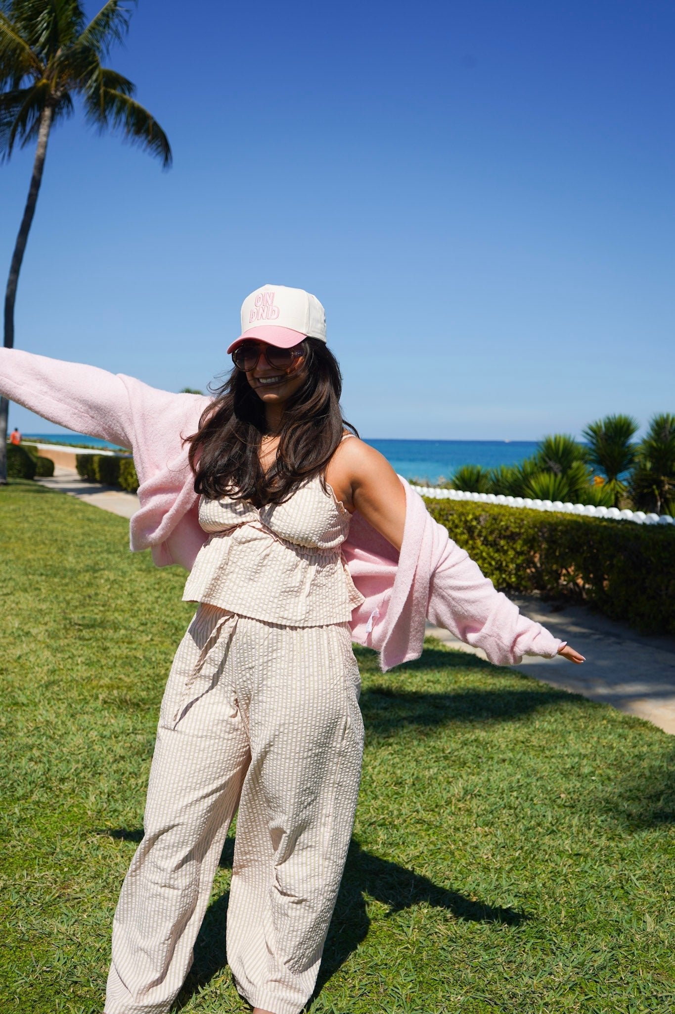 ON DND - Pink Vintage Trucker Hat - Shop LINNY CO