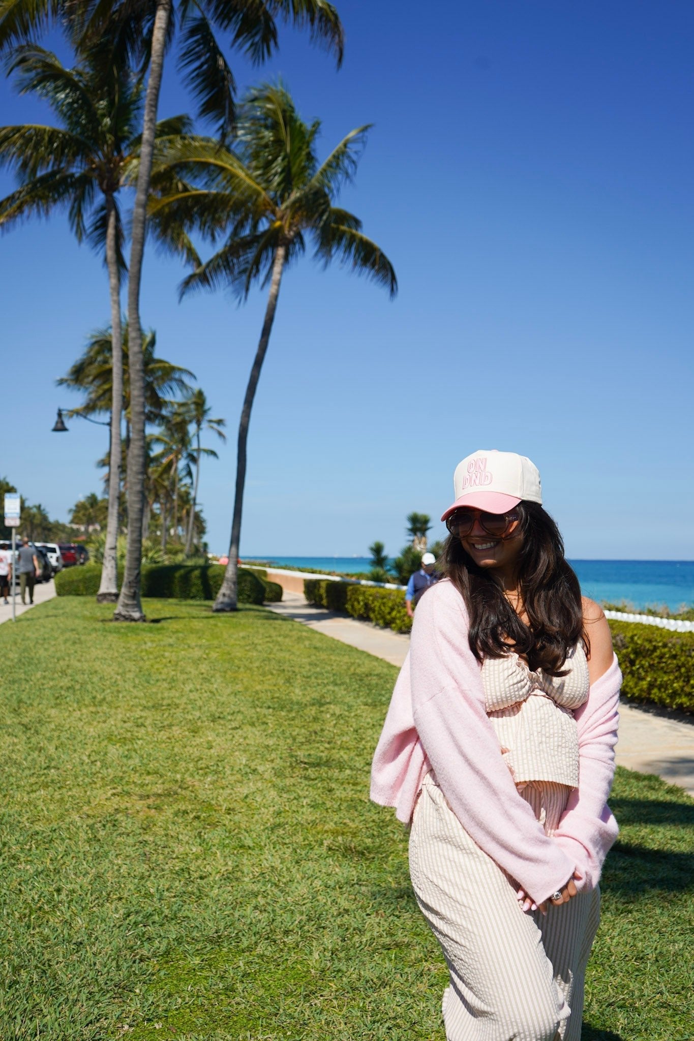 ON DND - Pink Vintage Trucker Hat - Shop LINNY CO