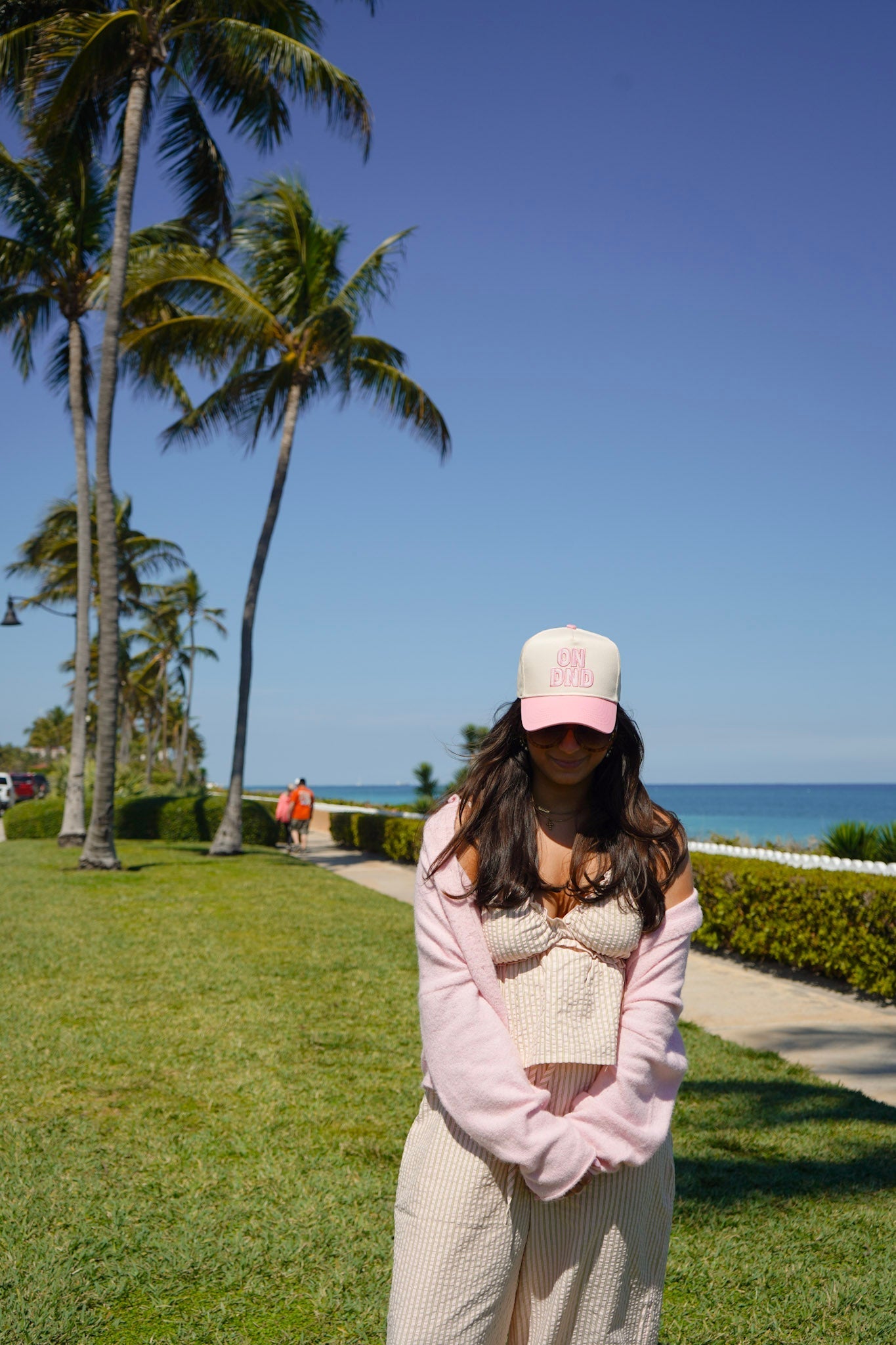 ON DND - Pink Vintage Trucker Hat - Shop LINNY CO