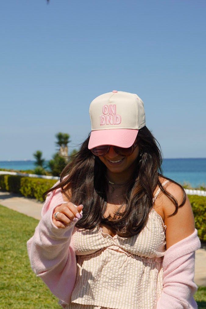 ON DND - Pink Vintage Trucker Hat - Shop LINNY CO
