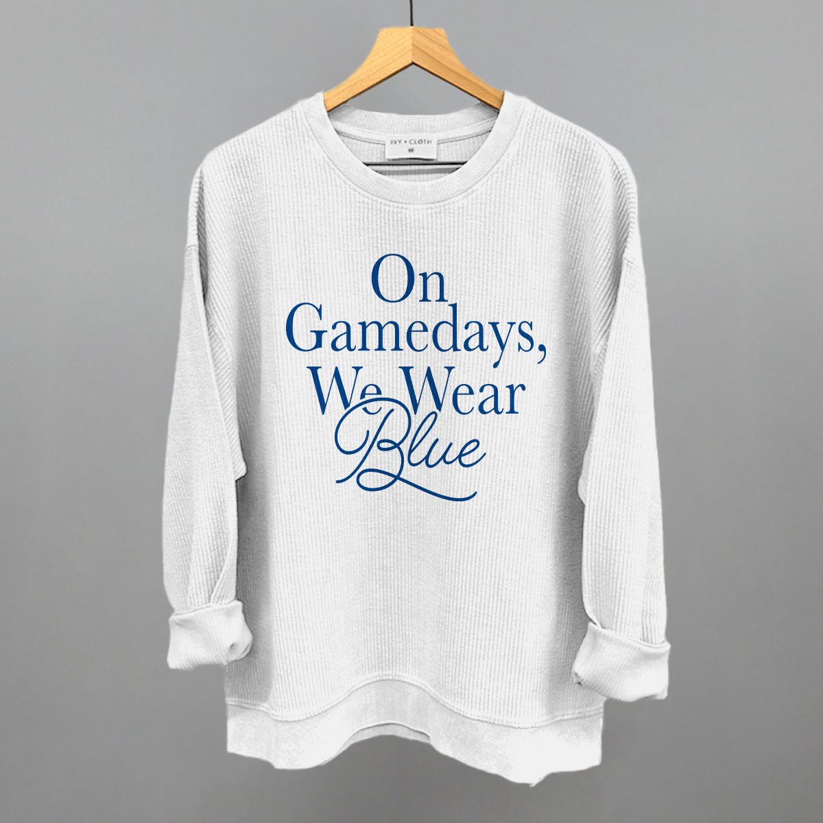 On Gamedays, We Wear Blue - Shop LINNY CO