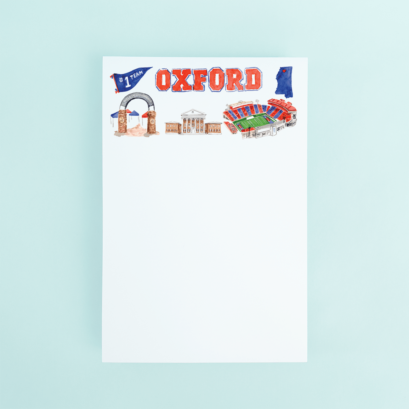 Oxford Pattern Notepad - Shop LINNY CO