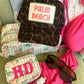 Palm Beach - Leopard Vintage Trucker Hat - Shop LINNY CO