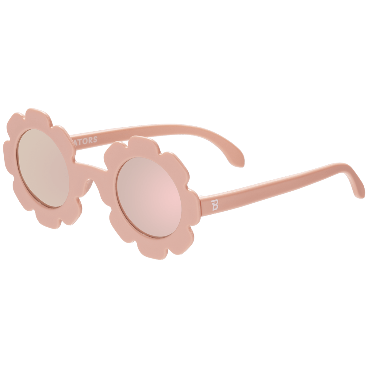Peachy Keen Flower I Polarized Rose Gold Mirrored Lenses - Shop LINNY CO
