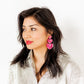 Penny Heart Statement Earrings - Love Struck Pink - Shop LINNY CO