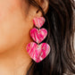 Penny Heart Statement Earrings - Love Struck Pink - Shop LINNY CO
